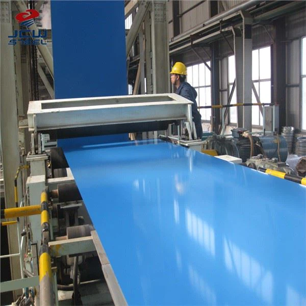 RAL5015 Bobina De Acero Galvanizado Prepintada Barat PPGI PPGL Bobina De Acero Galvanizado Harga